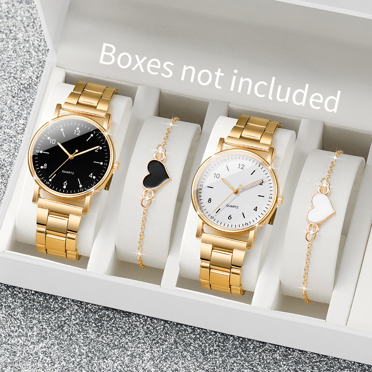 Ladies Fashion Watch - 2/4PCS Fashion Arabic Dial Women Watches