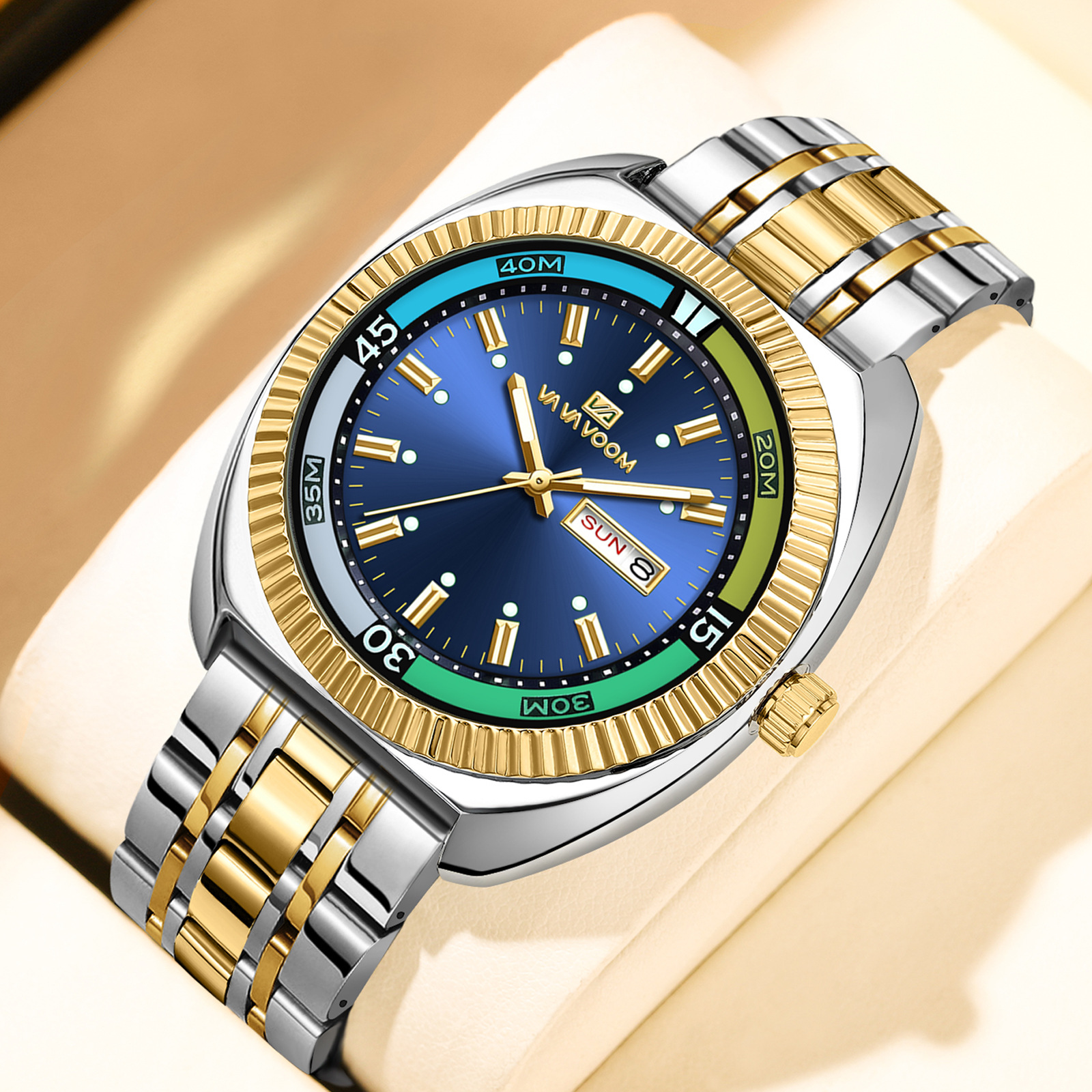 Smartwatch New Watches - New Gear Ring Steel Strip Watch