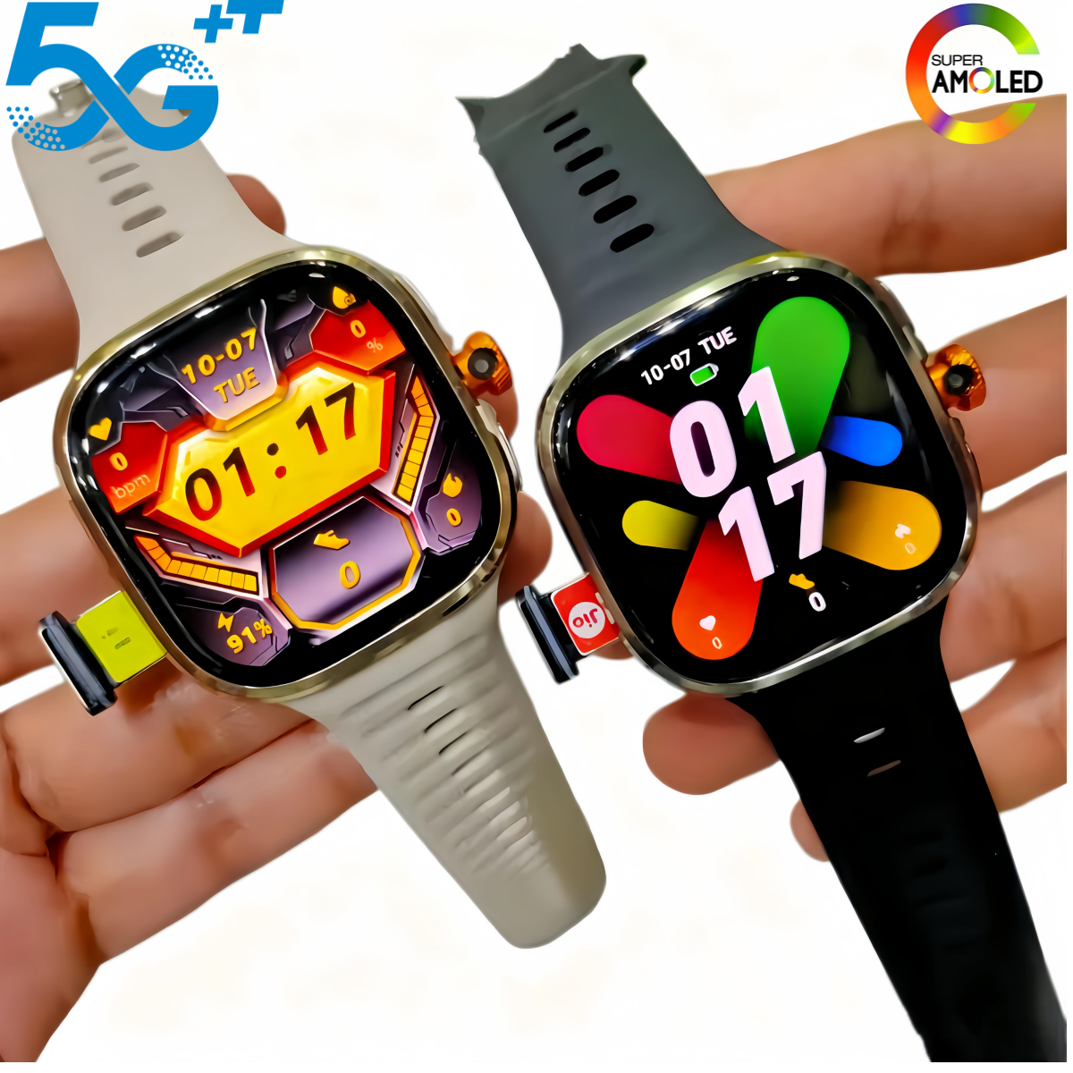 Heart Rate Gps Watch - M99/M99 Mini 2.4inch Amoled Smartwatch 5G