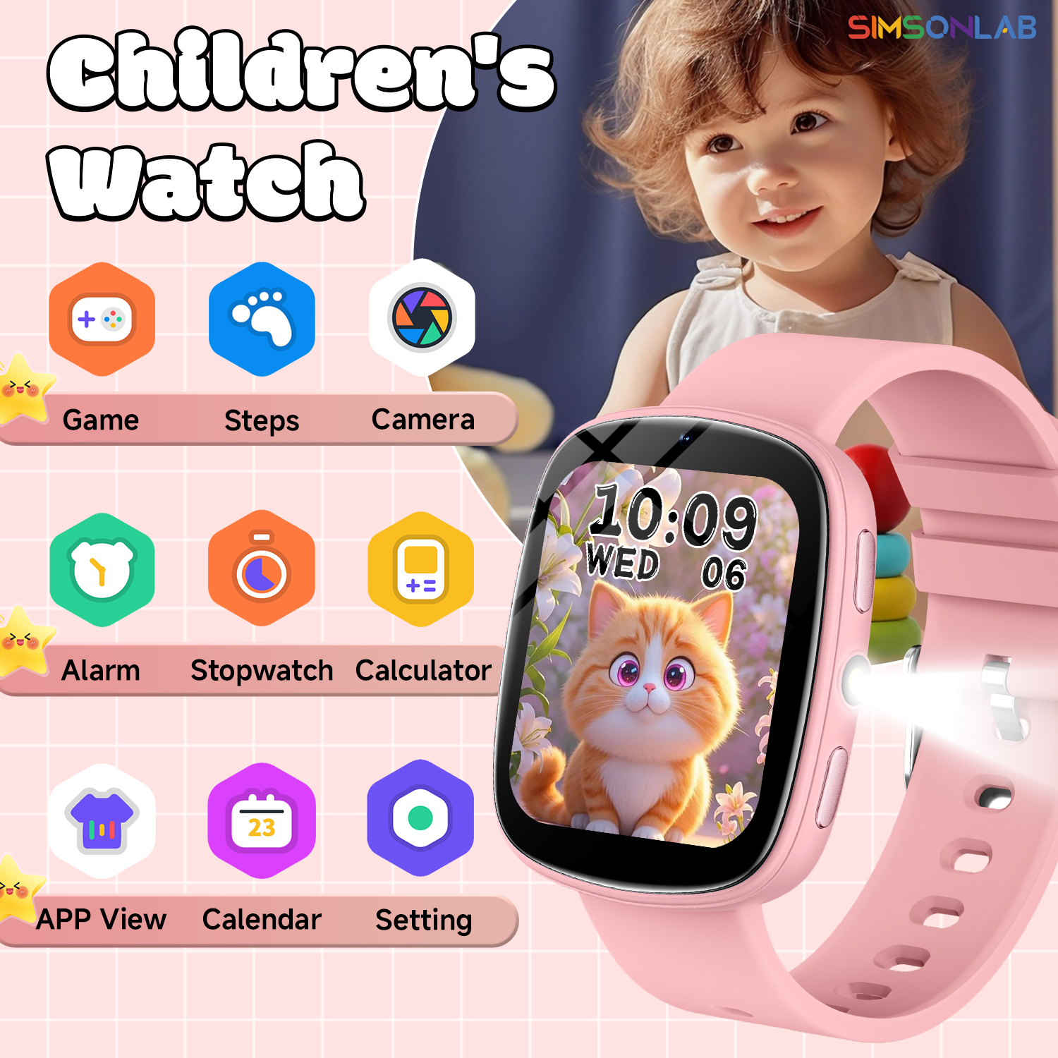 Smartwatch Watches For Kid Girl - NEW Smart Watch for Children Touch