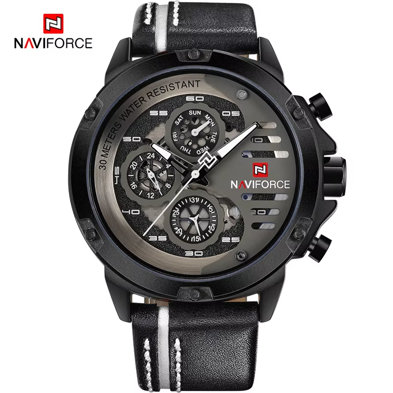 NAVIFORCE New Men's Sports Mil - Smartwatch New Watches avaliação e preço