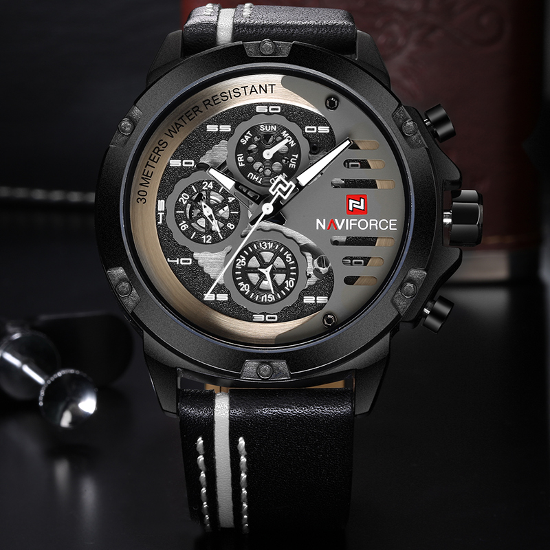 NAVIFORCE New Men's Sports Mil - Smartwatch New Watches avaliação e preço