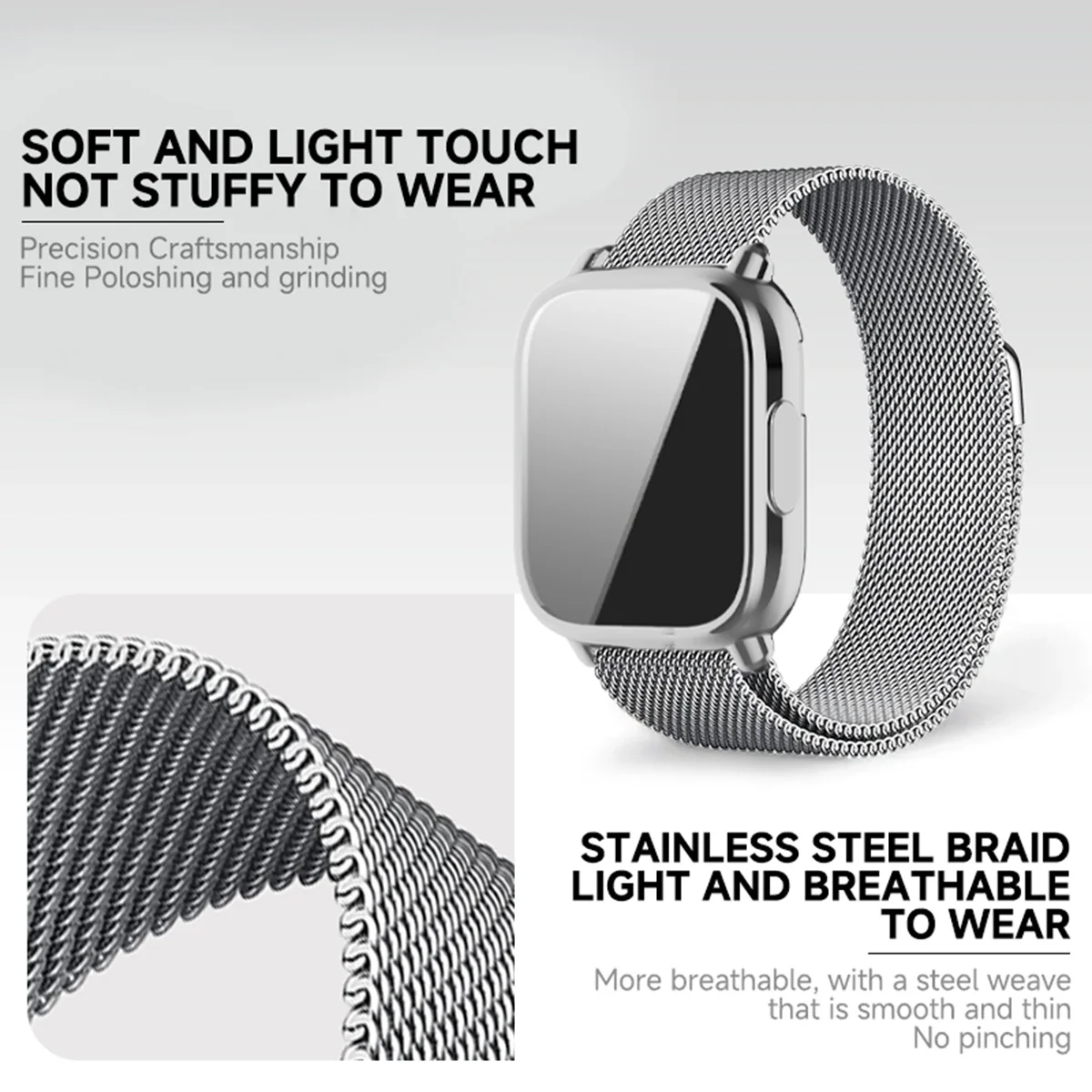 Milanese Mesh Strap For Redmi  - Watch Redmi avaliação e preço