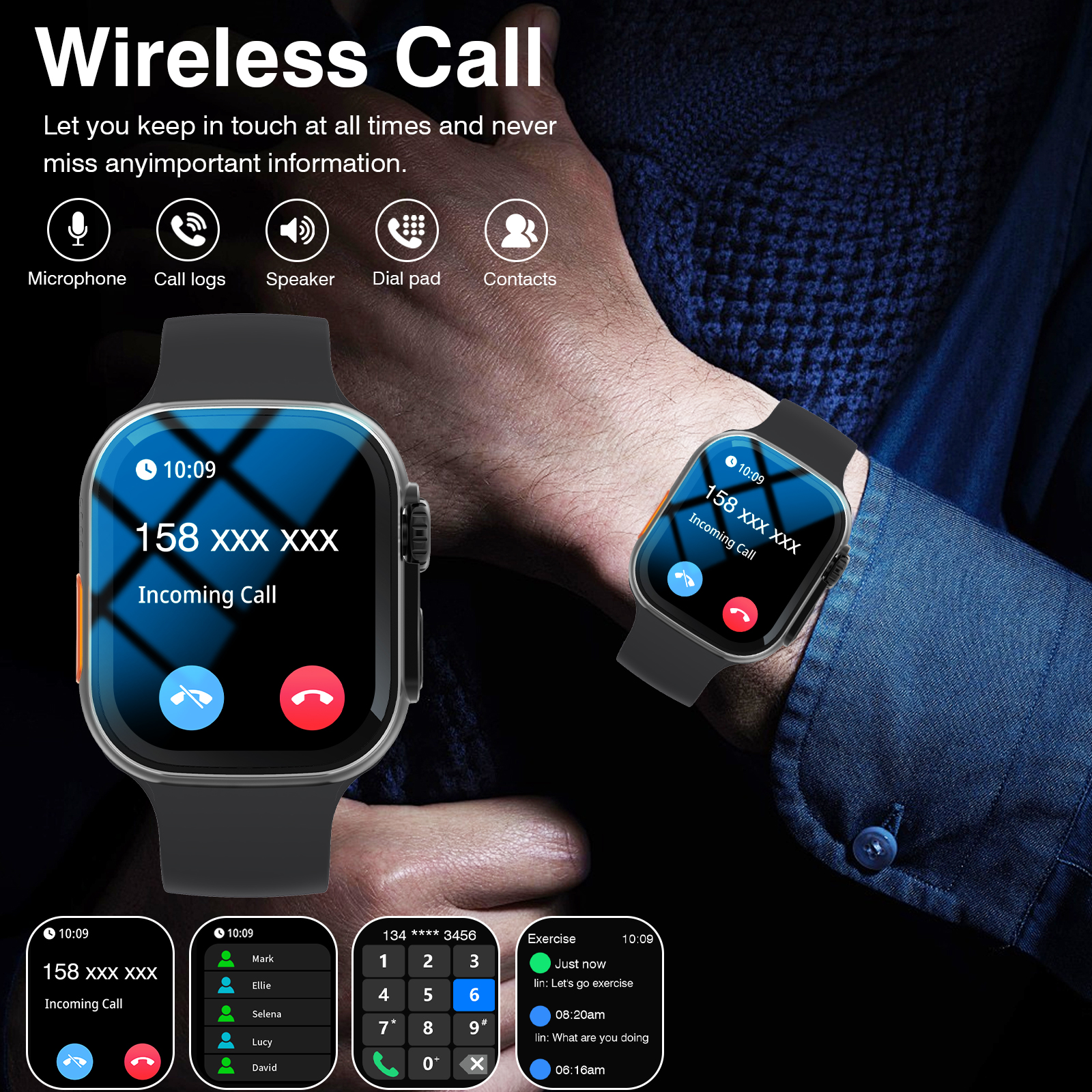 2026 New Smart Watch, HD Large - Smartwatch Iphone Watches For Women avaliação e preço