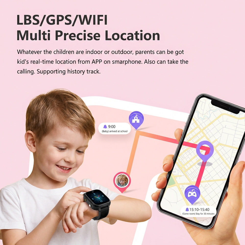 New Smart Watch Kids 4G GPS Tr - Smartwatch Watches Gift For Boys With Gps avaliação e preço
