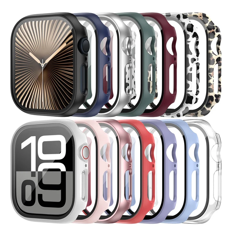 Tempered Glass+Cover For Apple - Smartwatch New Watches avaliação e preço