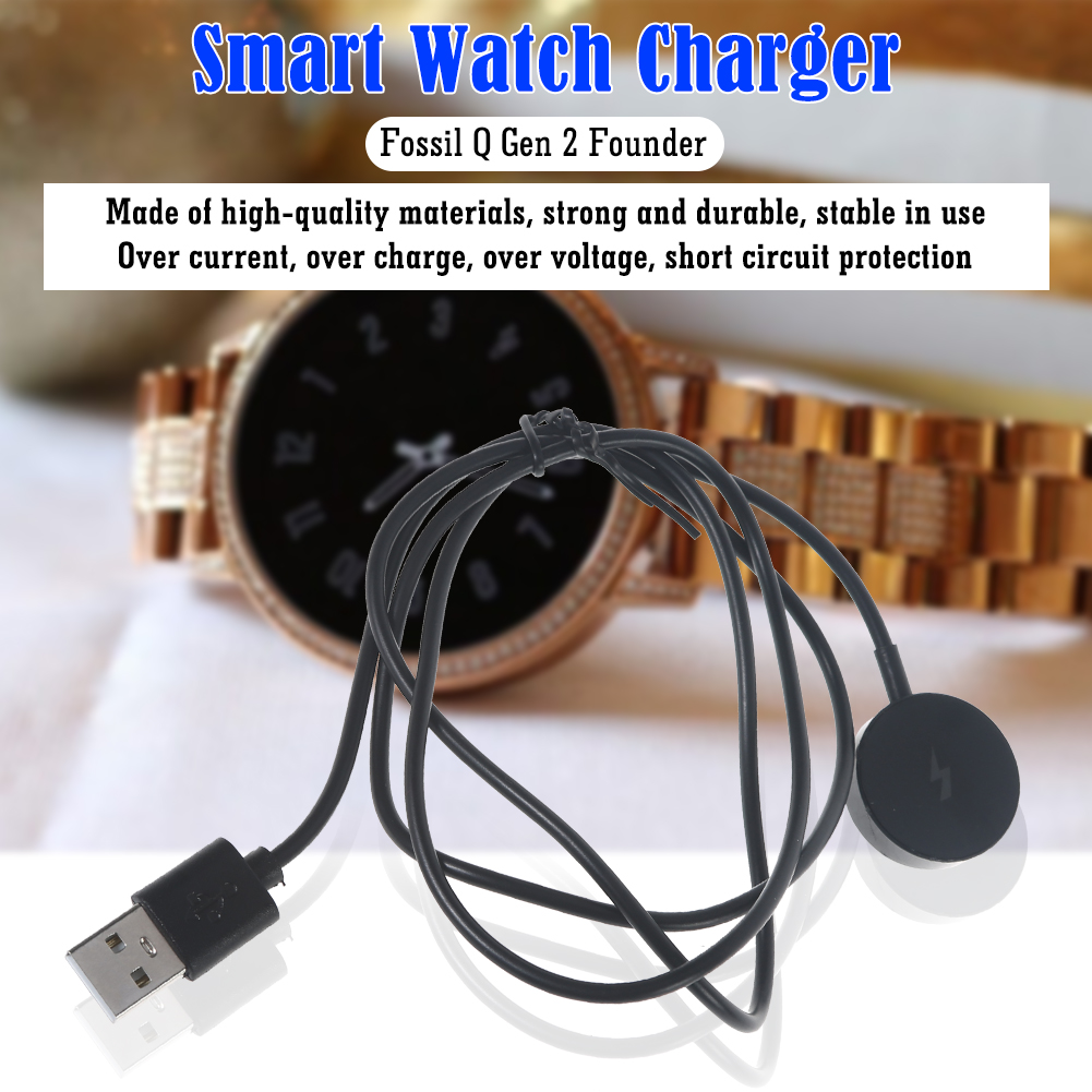USB Smart Watch Magnetic Charg - Fossil Watches Smartwatch Gen 3 avaliação e preço