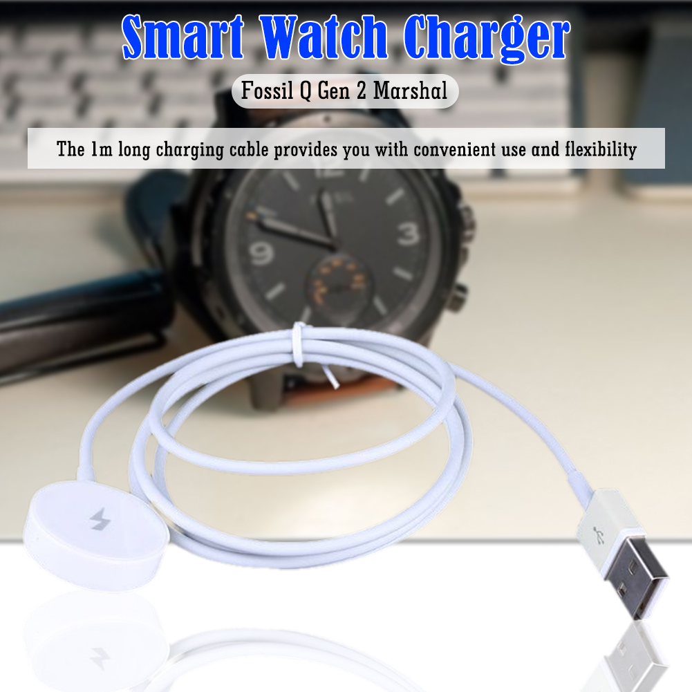 USB Smart Watch Magnetic Charg - Fossil Watches Smartwatch Gen 3 avaliação e preço