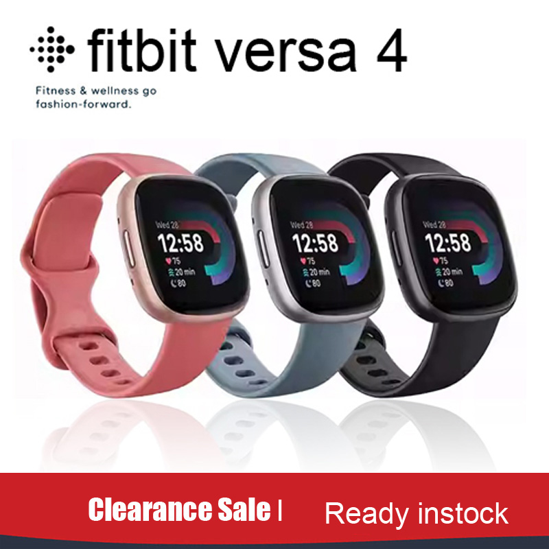 Fitbit Versa 4 Smart Watch Bui - Heart Rate Gps Watch avaliação e preço
