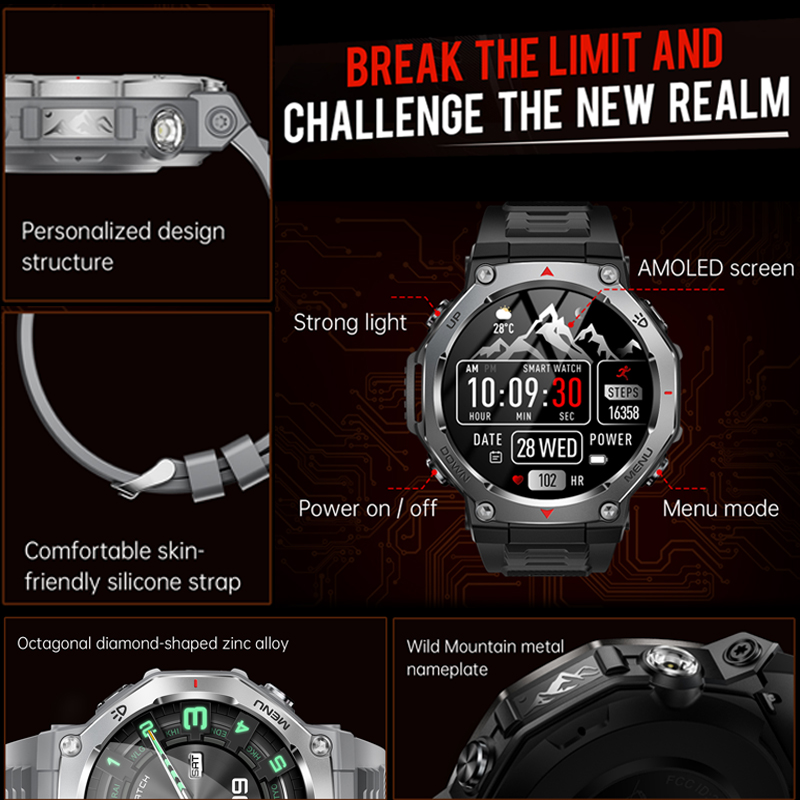 2026 New T-Rex 3 Ultra Outdoor - Heart Rate Gps Watch avaliação e preço