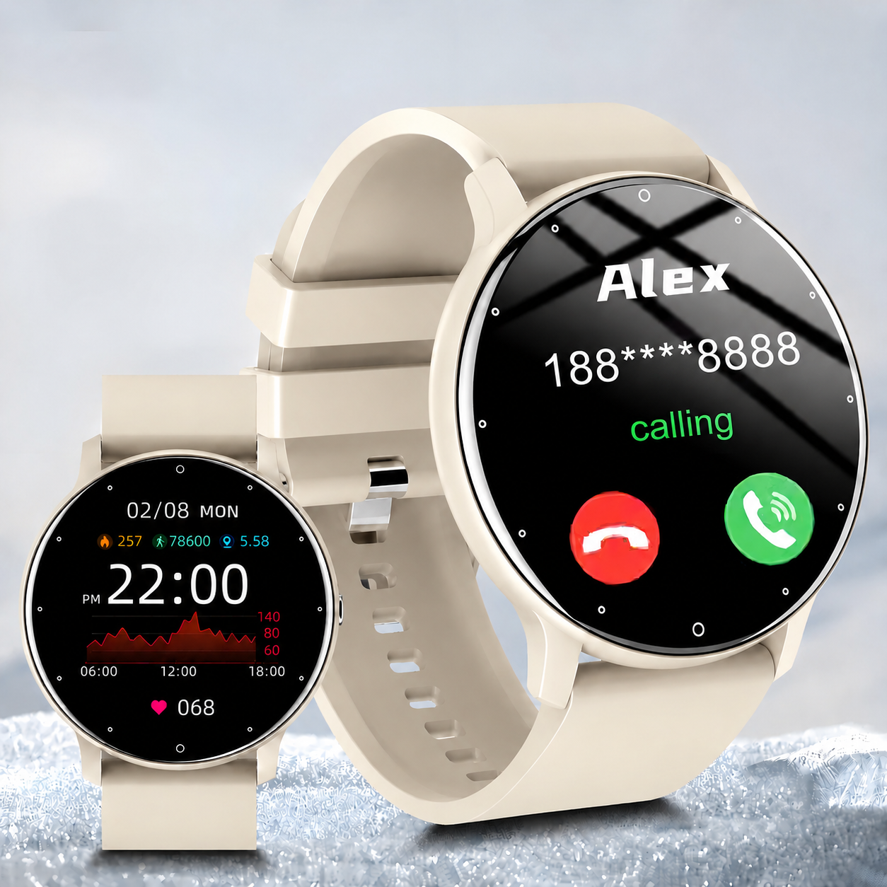 Multifunctional Full-touchscre - Smartwatch Iphone Watches For Women avaliação e preço