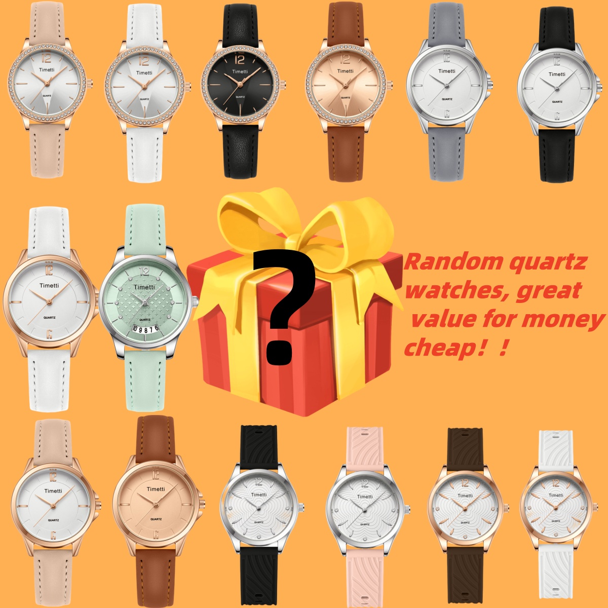 Surprise Mysterious Watch Blin - Leather Watch Strap avaliação e preço