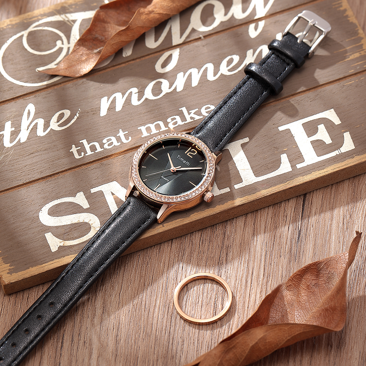 Surprise Mysterious Watch Blin - Leather Watch Strap avaliação e preço