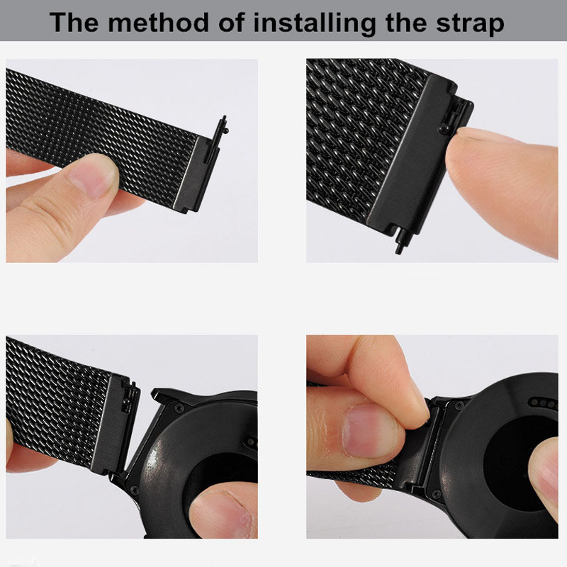 18MM Milanese Loop Strap For F - Fossil Watches Smartwatch Gen 3 avaliação e preço