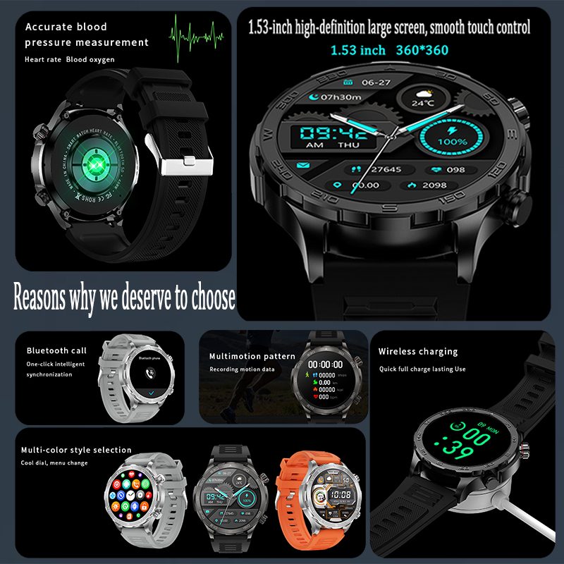 New GPS Track Smart Watch Men  - Smartwatch New Watches avaliação e preço