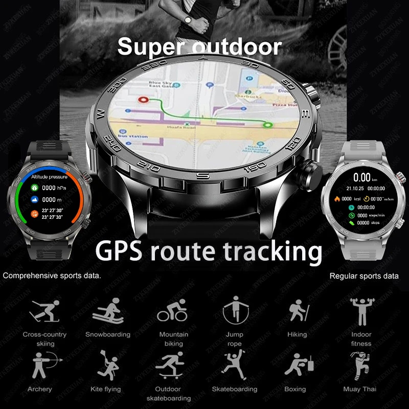 New GPS Track Smart Watch Men  - Smartwatch New Watches avaliação e preço