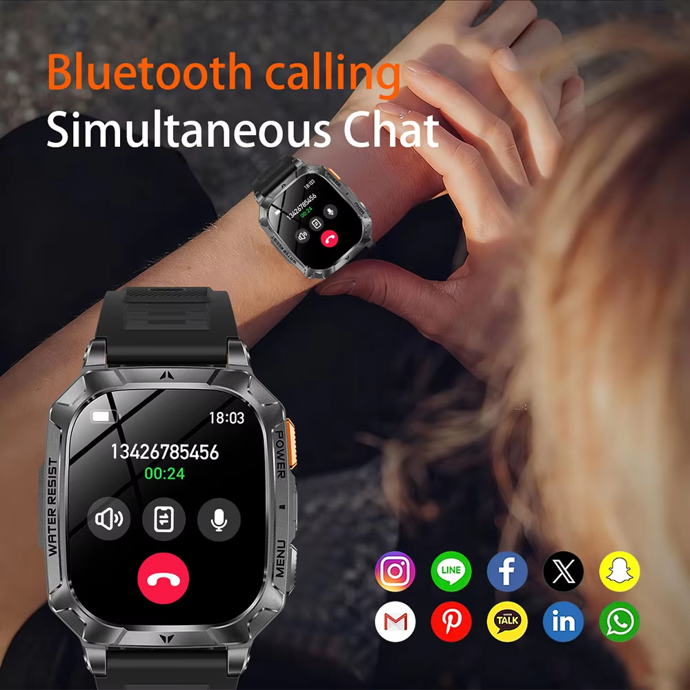 New 2026 Smartwatch Sports HD  - Heart Rate Gps Watch avaliação e preço