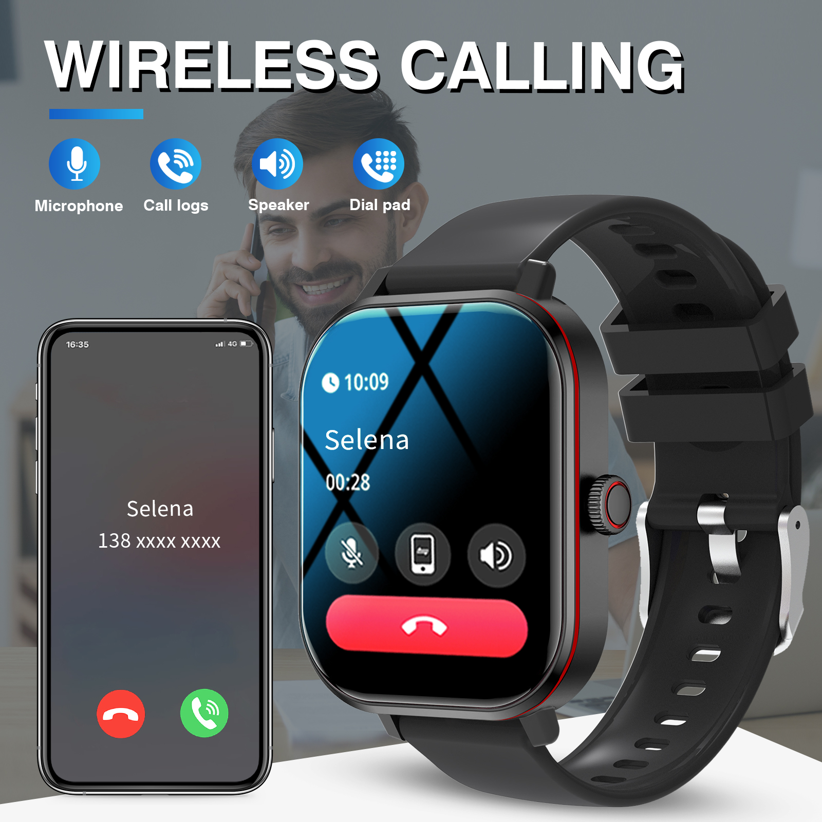 Smart Watch, Wireless Call/Dia - Smartwatch Iphone Watches For Women avaliação e preço