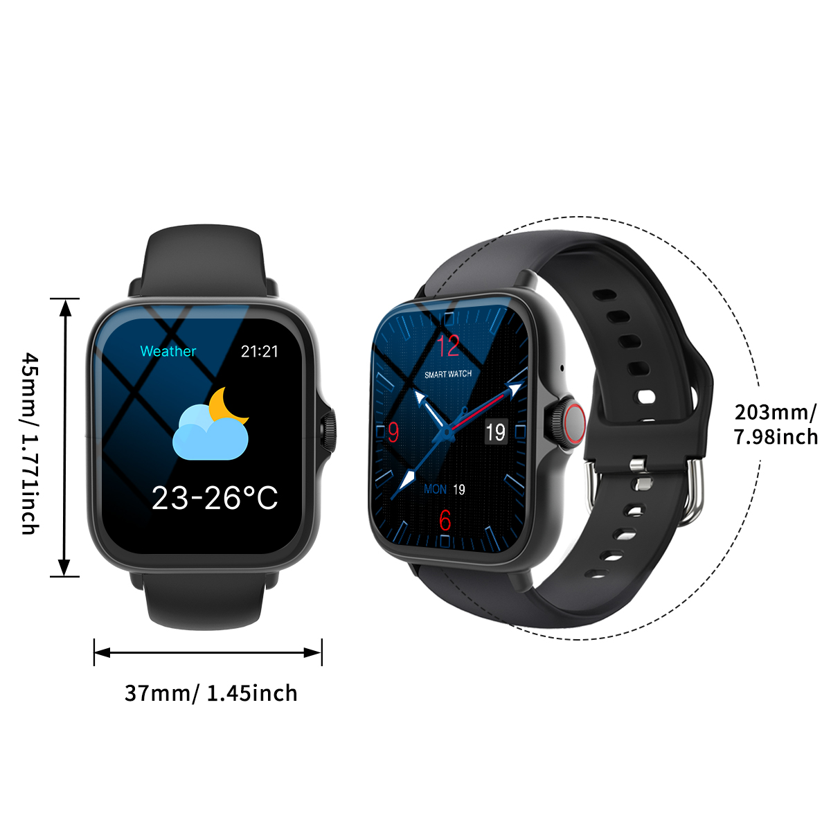 Smart watch, wireless calling  - Smartwatch Iphone Watches For Women avaliação e preço