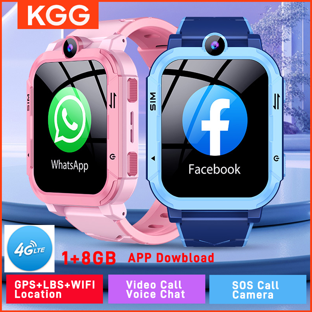 4G Kids Smart Watch 1+8GB GPS  - Smartwatch Watches Gift For Boys With Gps avaliação e preço