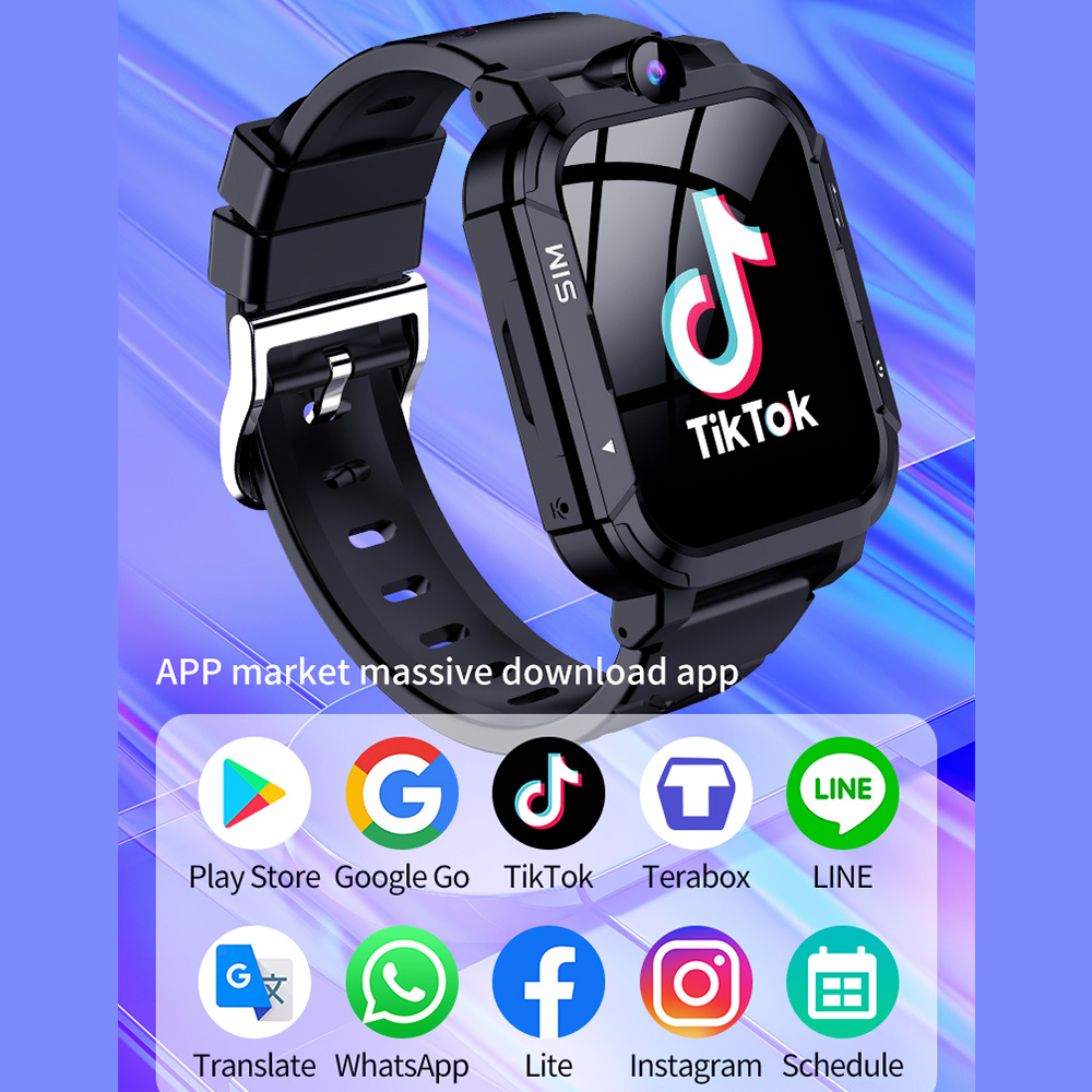 4G Kids Smart Watch 1+8GB GPS  - Smartwatch Watches Gift For Boys With Gps avaliação e preço