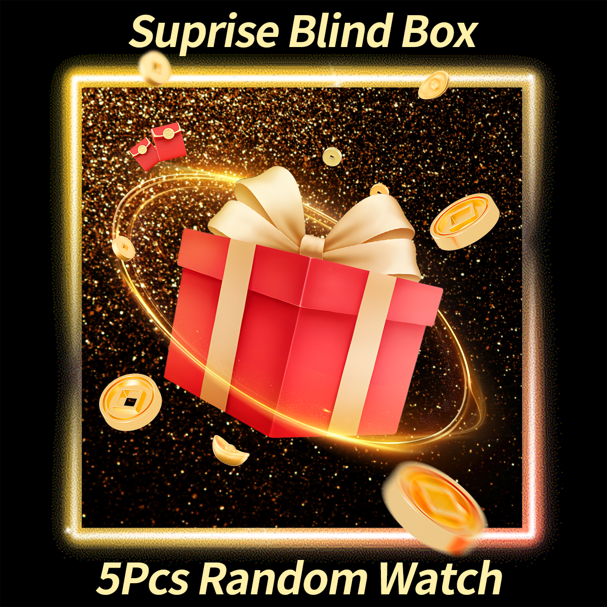 5PCS Surprise Mystery Box-Fash - Ladies Fashion Watch avaliação e preço
