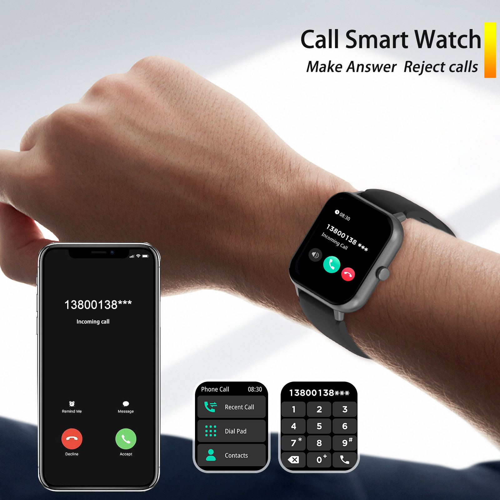 1.44inch Smart watch, wireless - Smartwatch Iphone Watches For Women avaliação e preço