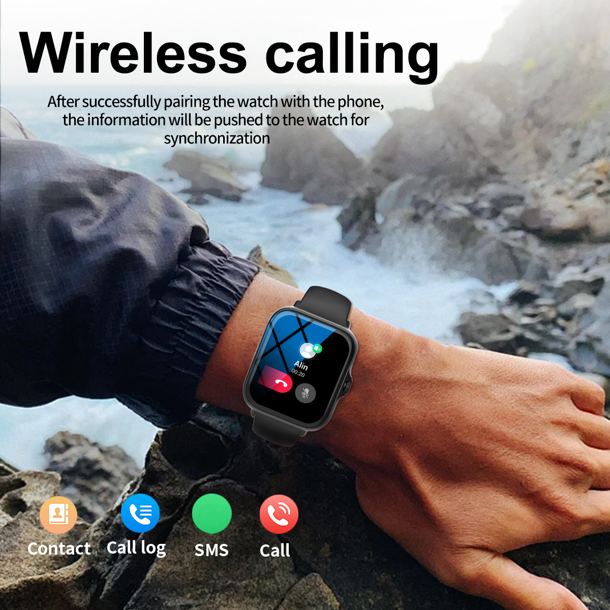 Smartwatch Sports Music Contro - Smartwatch Iphone Watches For Women avaliação e preço