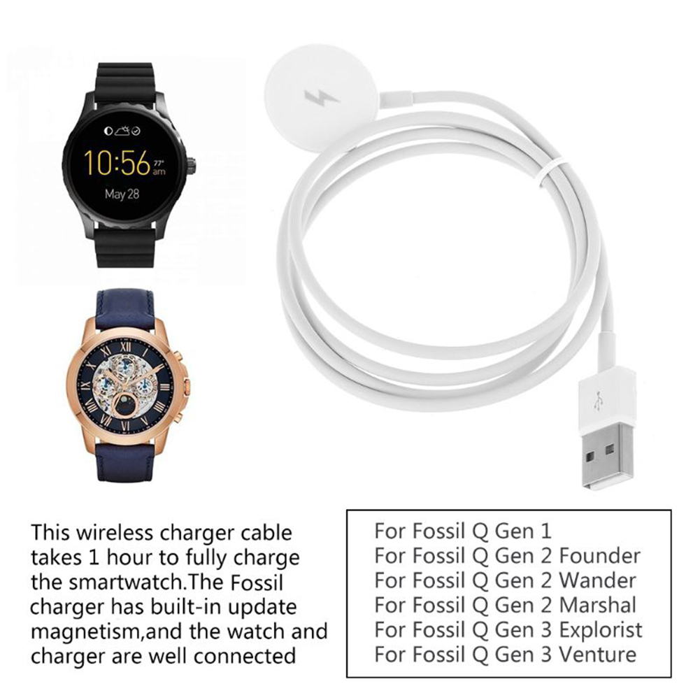 USB Watch Charger Adapter Shor - Fossil Watches Smartwatch Gen 3 avaliação e preço