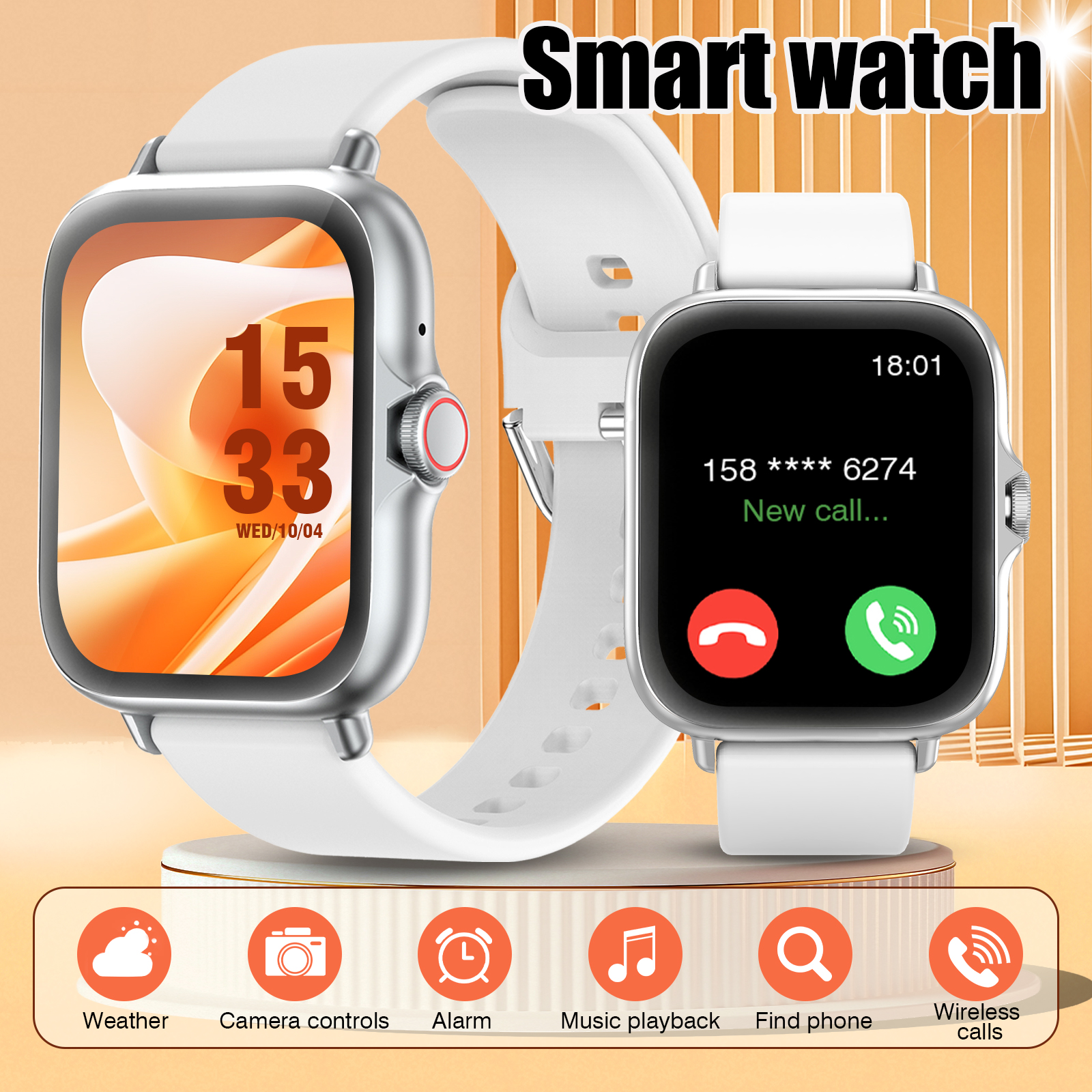 Smart Watch, Wireless Call/Dia - Smartwatch Iphone Watches For Women avaliação e preço