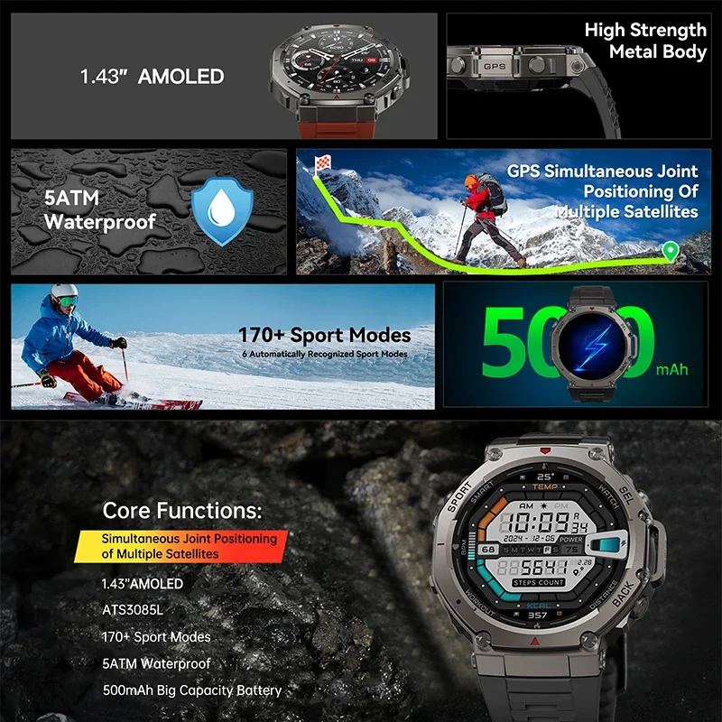 2026 New Military DM58 GPS Sma - Heart Rate Gps Watch avaliação e preço