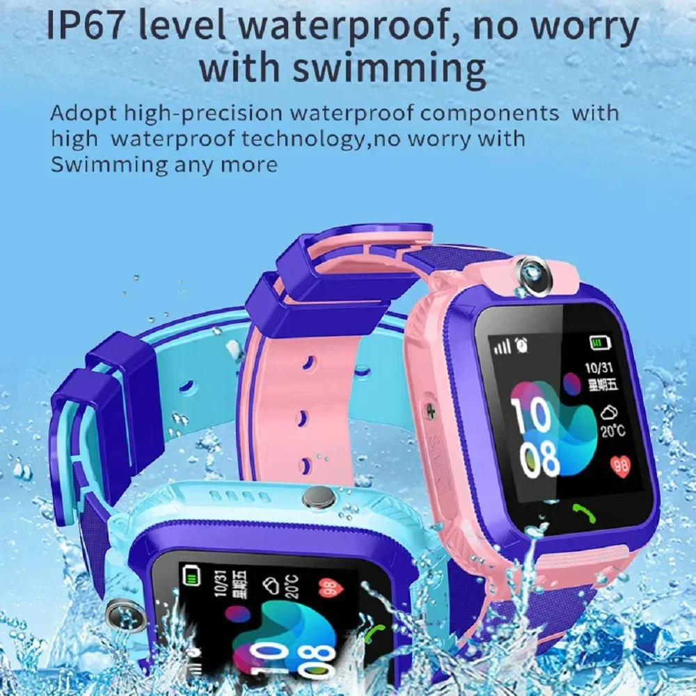 Lenovo Q12 Children's Smart Wa - Smartwatch Watches Gift For Boys With Gps avaliação e preço