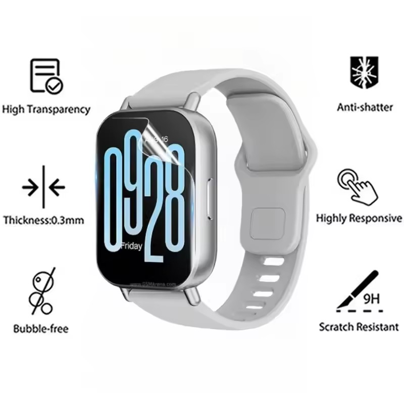 1-5Pcs Watch Hydrogel Film For - Watch Redmi avaliação e preço