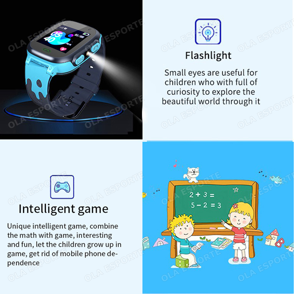 2025 New Kids Smart Watch Chil - Smartwatch Watches Gift For Boys With Gps avaliação e preço