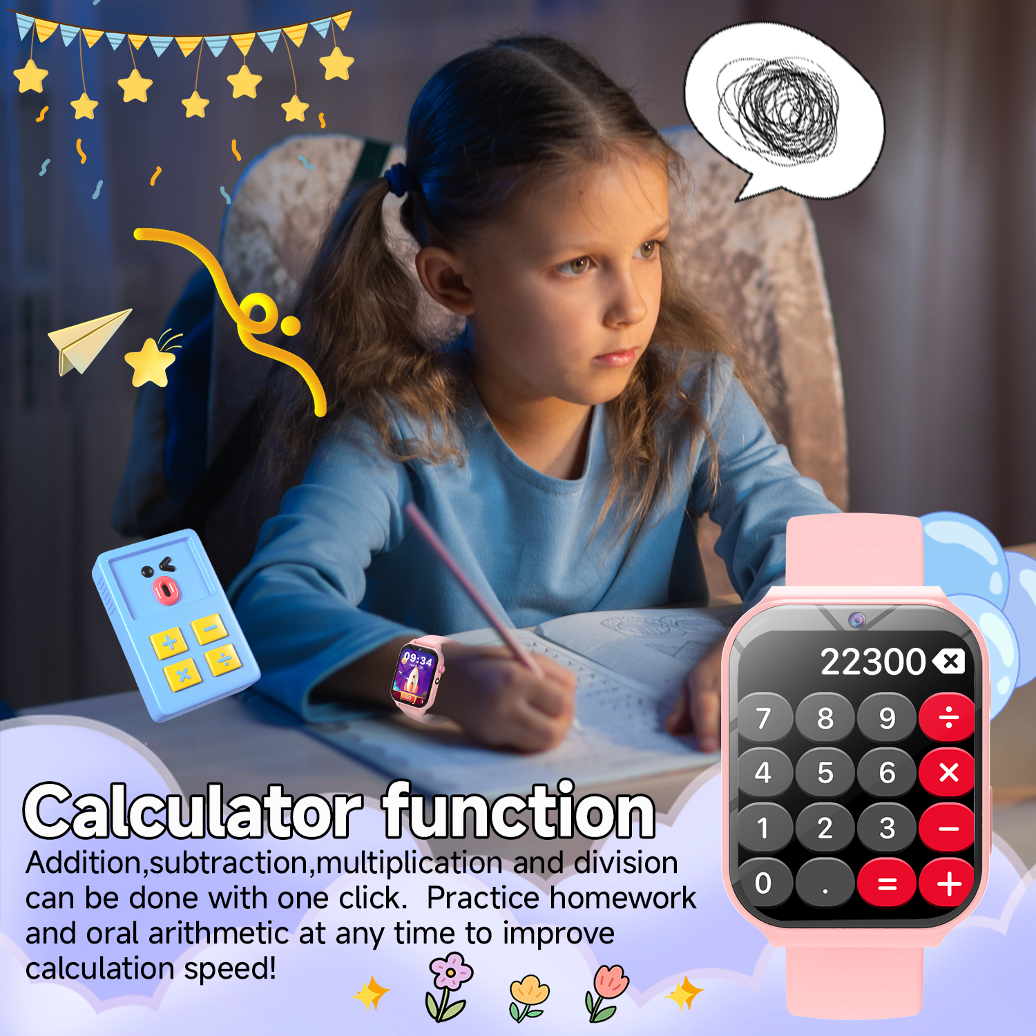 Study Partners for Kids HD Cam - Smartwatch Watches For Kid Girl avaliação e preço