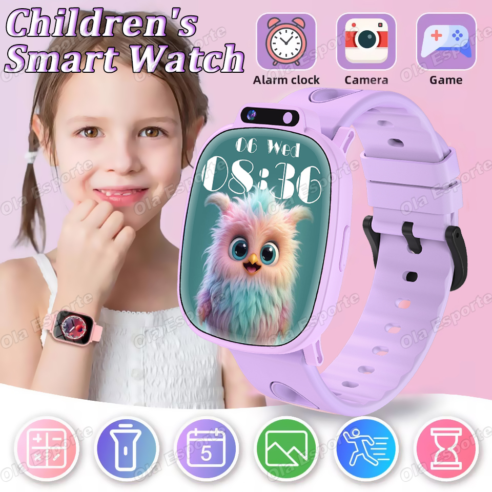 Children Watch Birthday Gift F - Smartwatch Watches For Kid Girl avaliação e preço