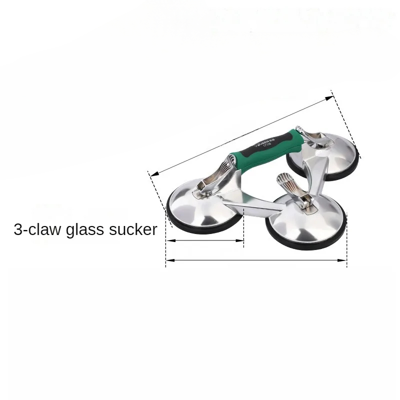 Three Claw Glass Suction Cup T - Crystal Press Tool avaliação e preço