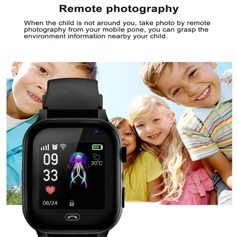 Lenovo Kids Smart Watch SOS Wi - Smartwatch Watches Gift For Boys With Gps avaliação e preço