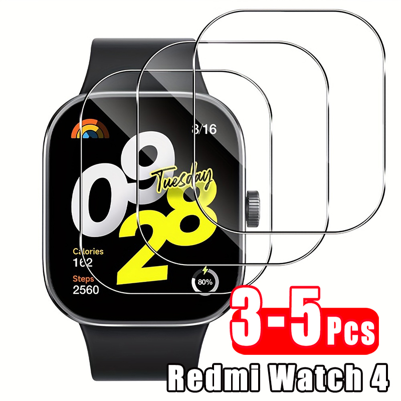 3-5Pcs Premium Tempered Glass  - Watch Redmi avaliação e preço