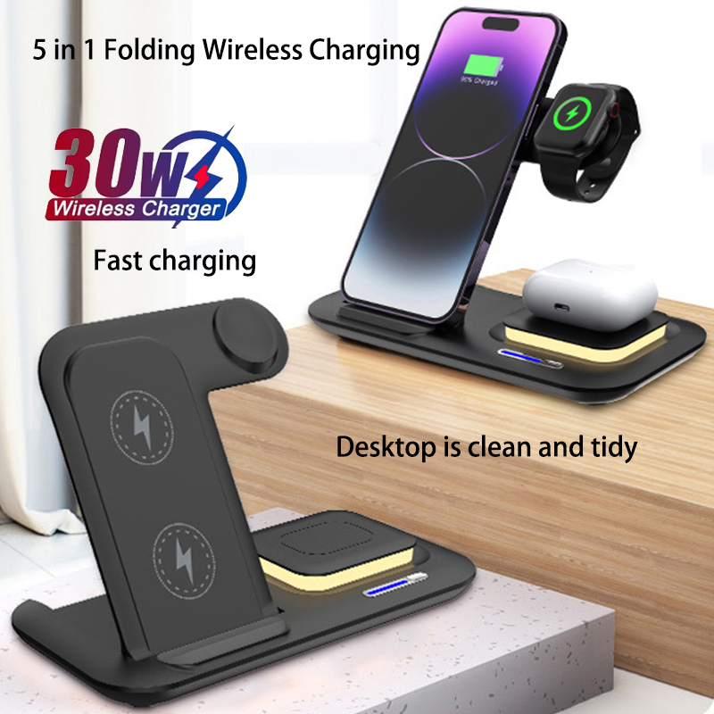 Hot 3 in 1 Foldable Wireless M - Smartwatch New Watches avaliação e preço