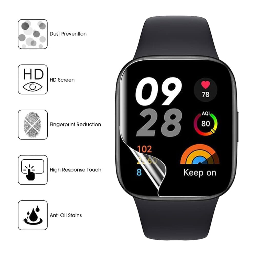 3/6pcs Hydrogel Protective Fil - Watch Redmi avaliação e preço