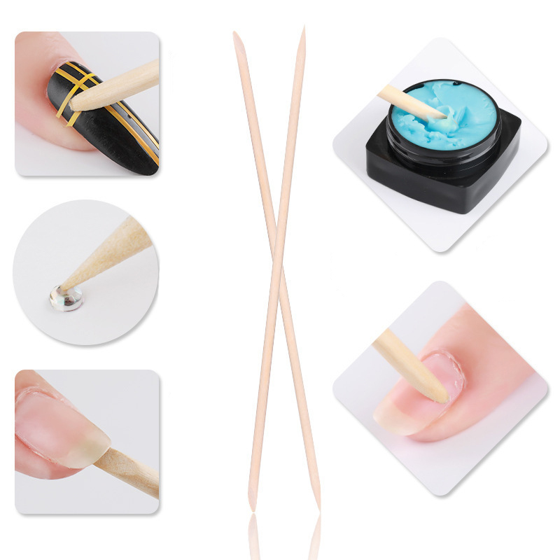50/100 Pcs/Lot Wood Stick Cuti - Crystal Press Tool avaliação e preço