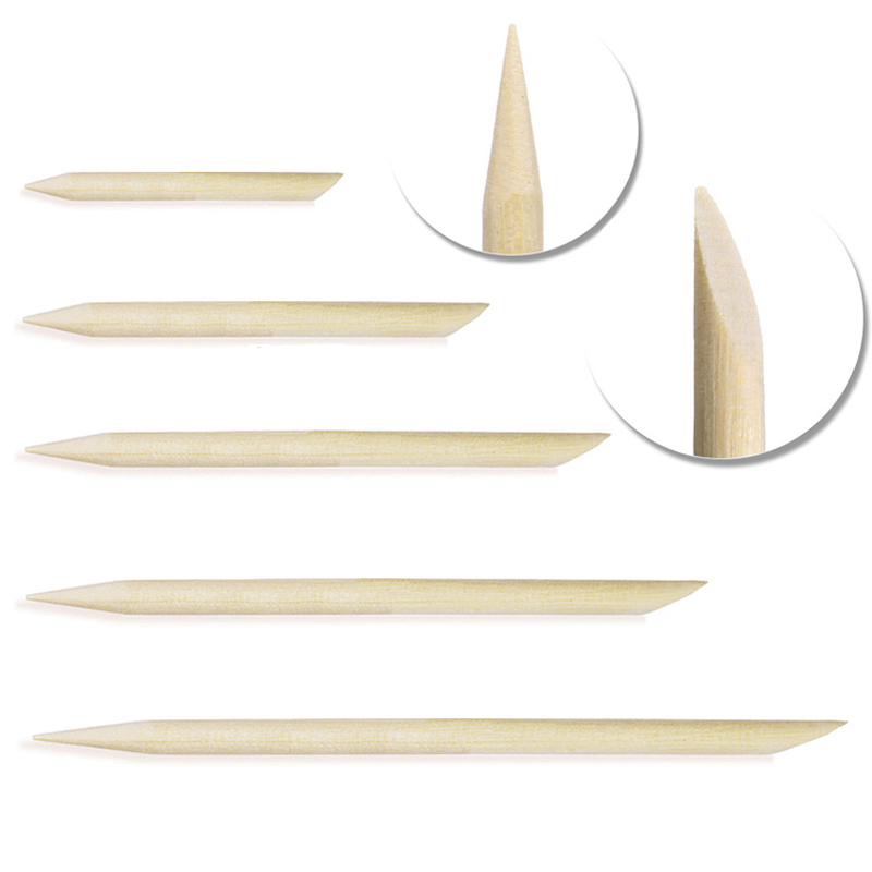 50/100 Pcs/Lot Wood Stick Cuti - Crystal Press Tool avaliação e preço