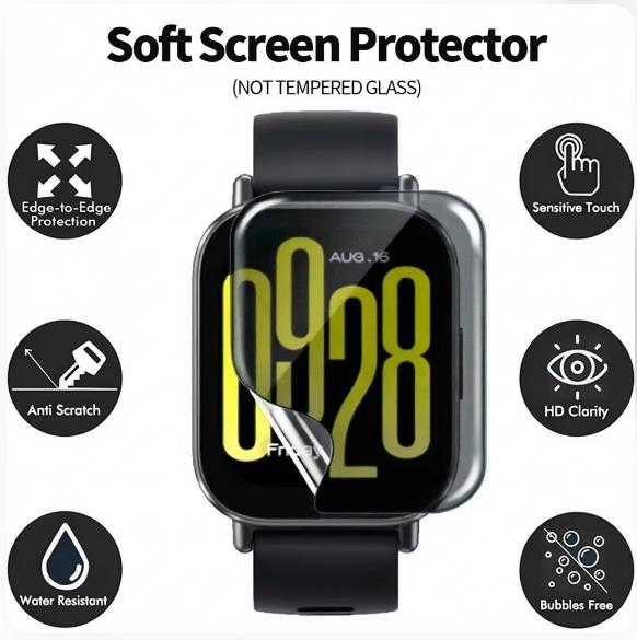 2Pcs Privacy Hydrogel Film For - Watch Redmi avaliação e preço
