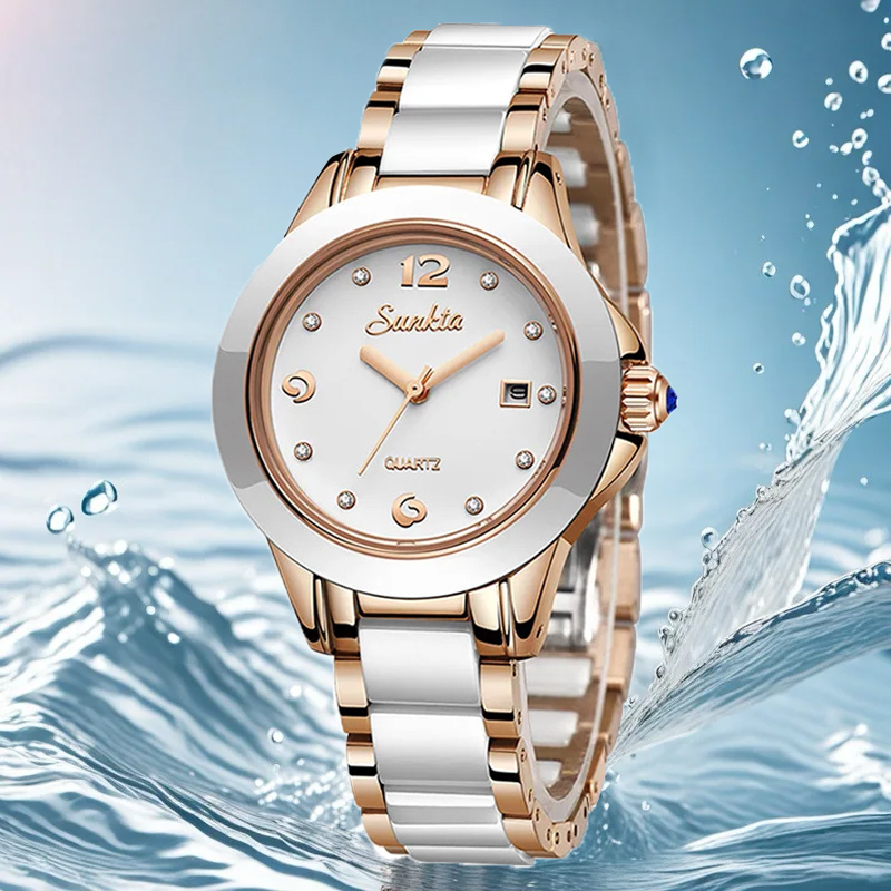 Sunkta Fashion Casual Quartz W - Ladies Fashion Watch avaliação e preço