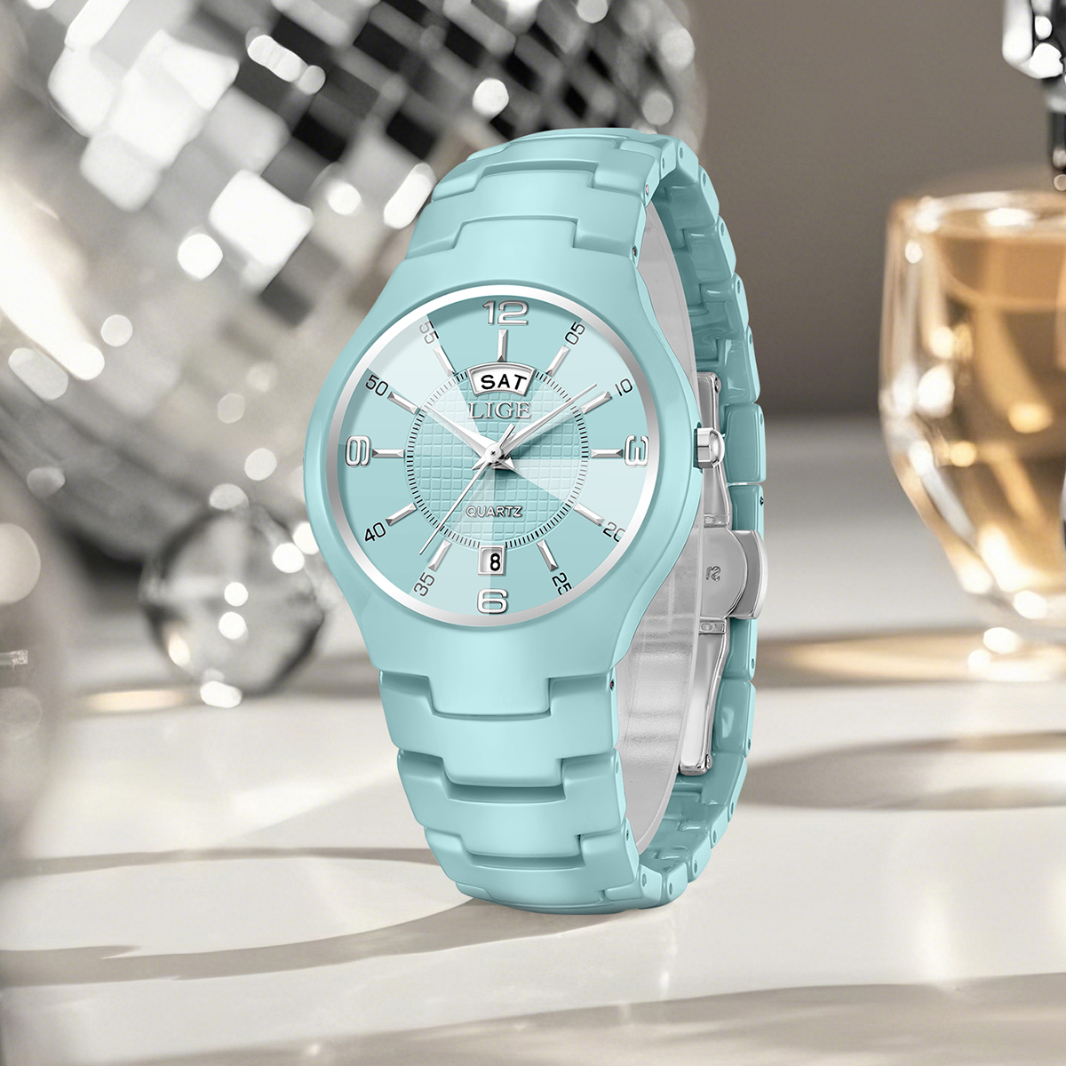 LIGE Luxury Elegant Quartz Wom - Ladies Fashion Watch avaliação e preço