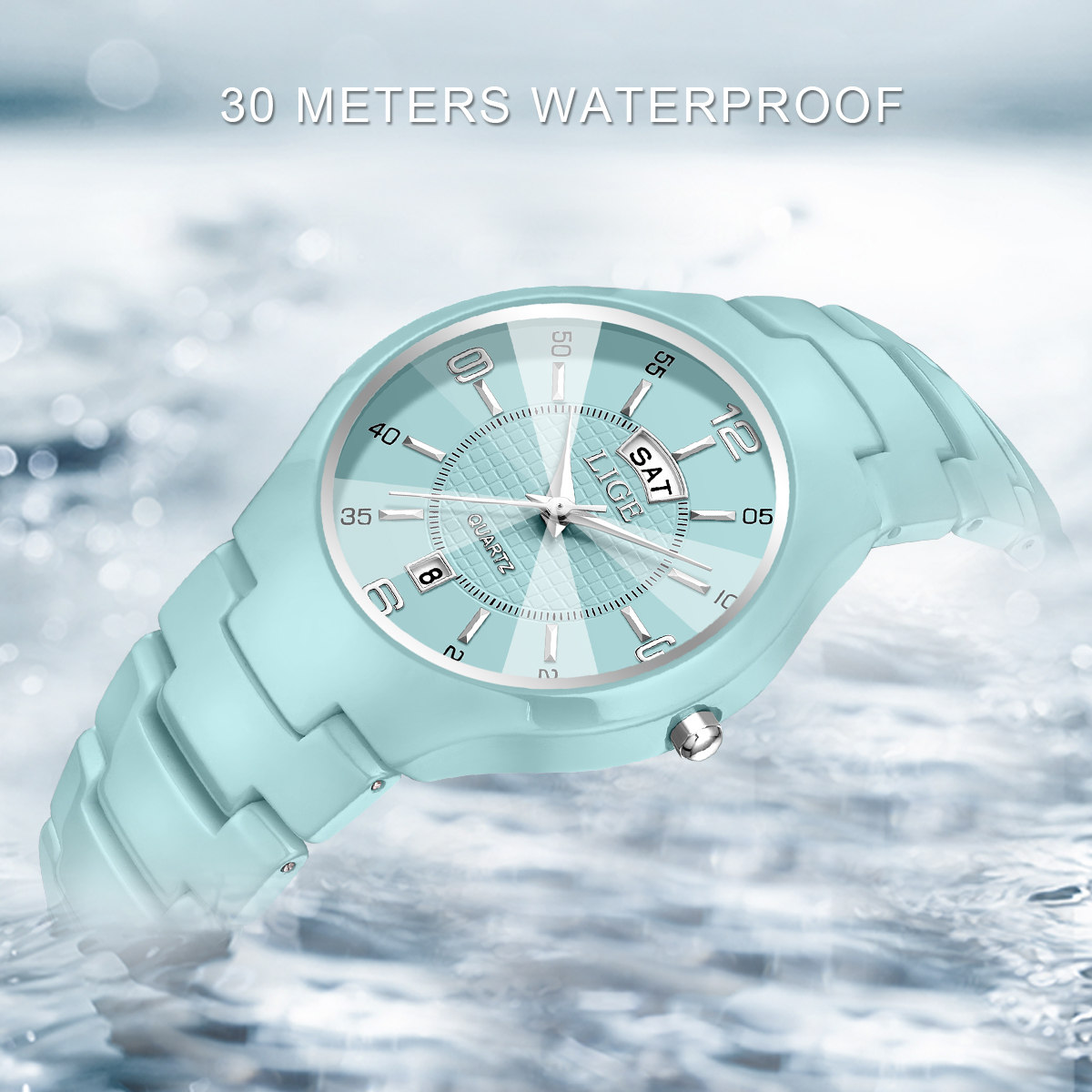 LIGE Luxury Elegant Quartz Wom - Ladies Fashion Watch avaliação e preço