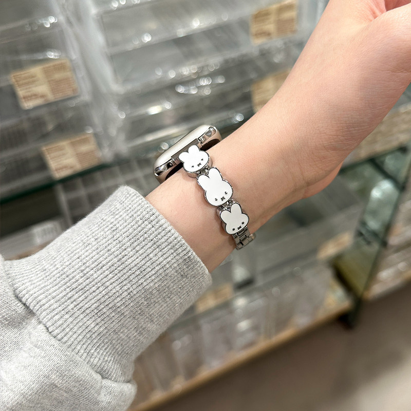 Miffy Rabbit Leather Watch Ban - Apple Watch Band avaliação e preço