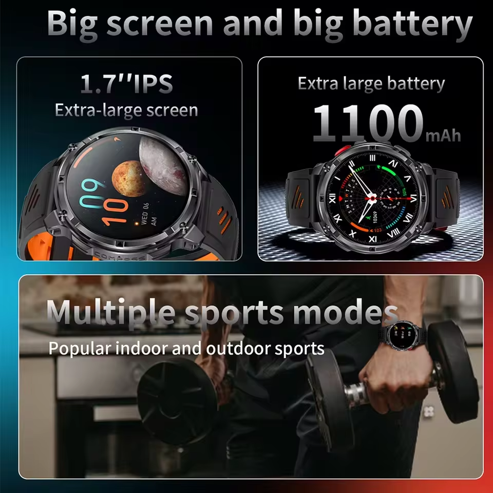 2026 New T-Rex3 Pro 1100mAh Ba - Heart Rate Gps Watch avaliação e preço