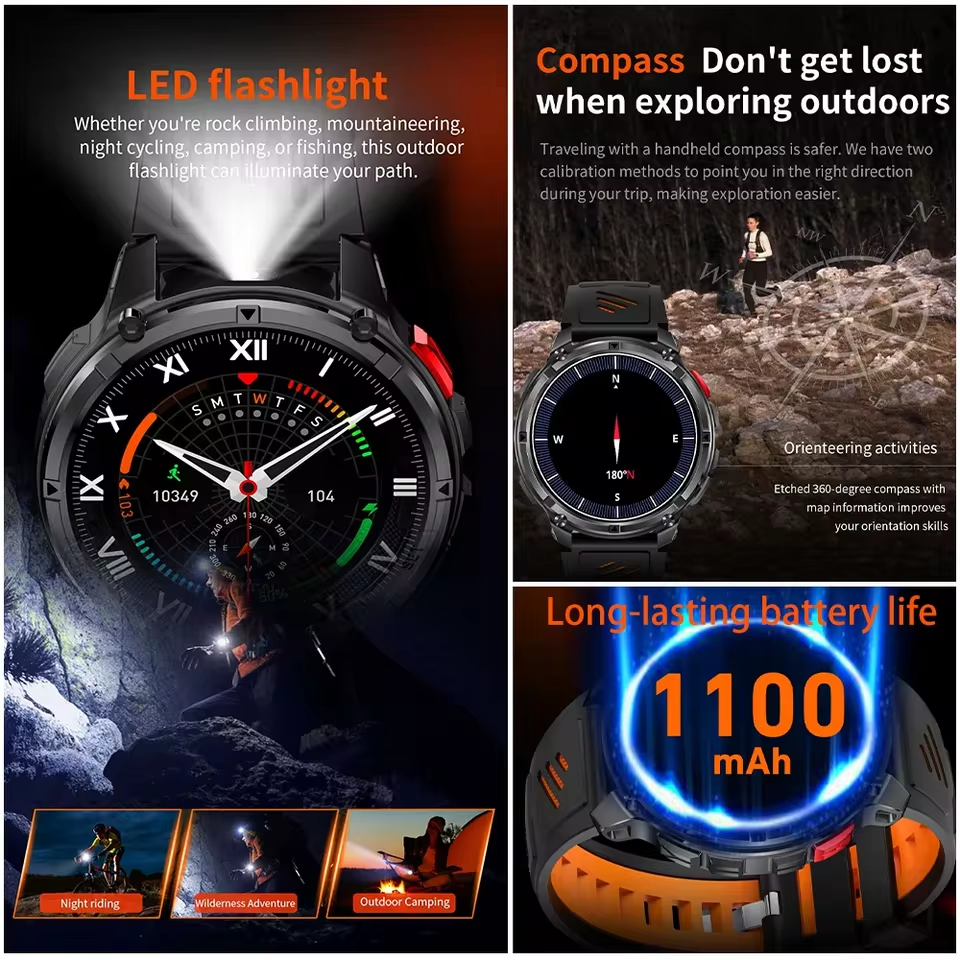 2026 New T-Rex3 Pro 1100mAh Ba - Heart Rate Gps Watch avaliação e preço